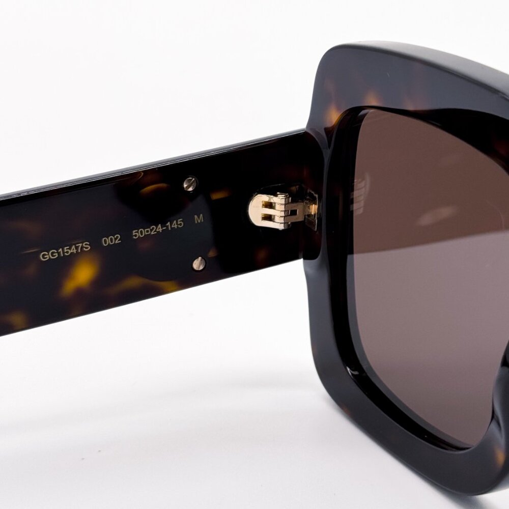 NEW GUCCI GG1547S 002 HAVANA WOMEN SUNGLASSES GUCCI - Picture 11 of 14